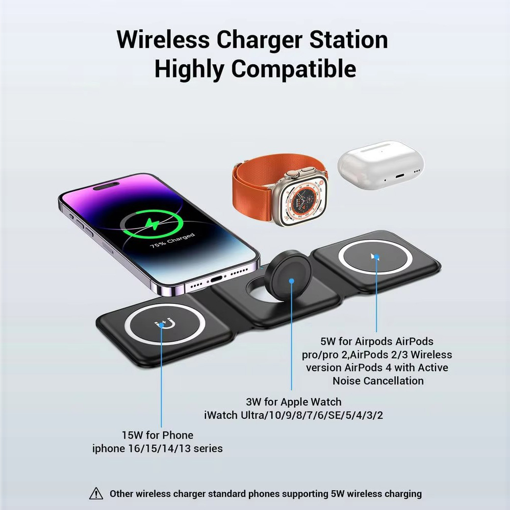 Cargador inalámbrico plegable  - Tethering Cable Usb reseña y precio