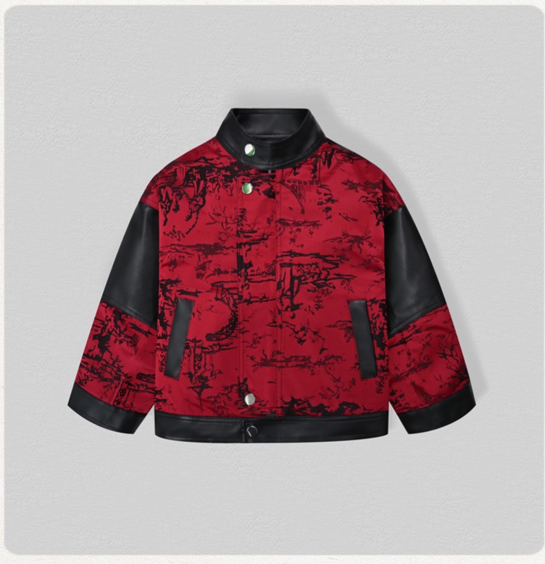 Chaqueta de cuero Pu con borda - Photography Of The Year reseña y precio