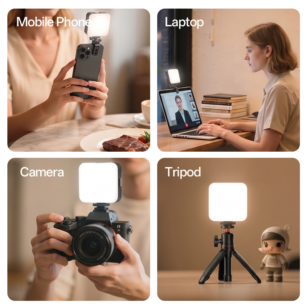 Mini lámpara LED portátil de b - Photography Videos Free reseña y precio