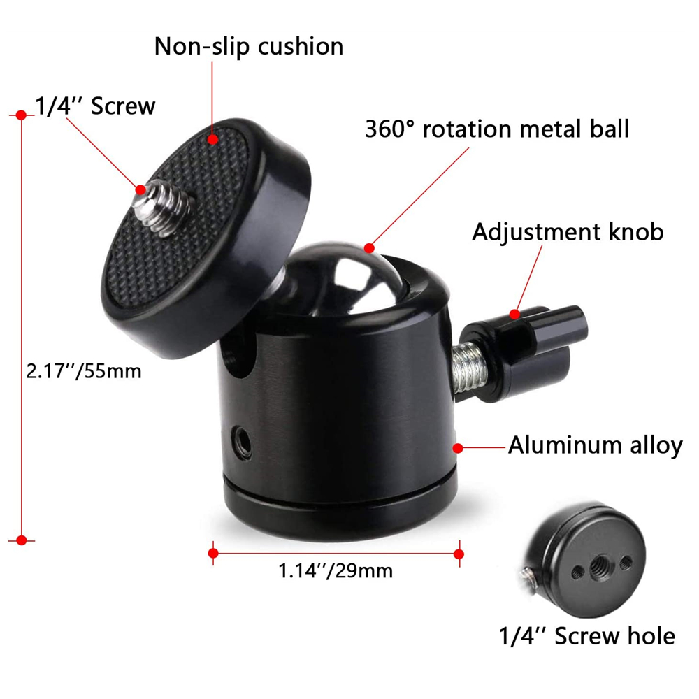 Terebento-adaptador de cabezal - Fluid Head Tripod reseña y precio