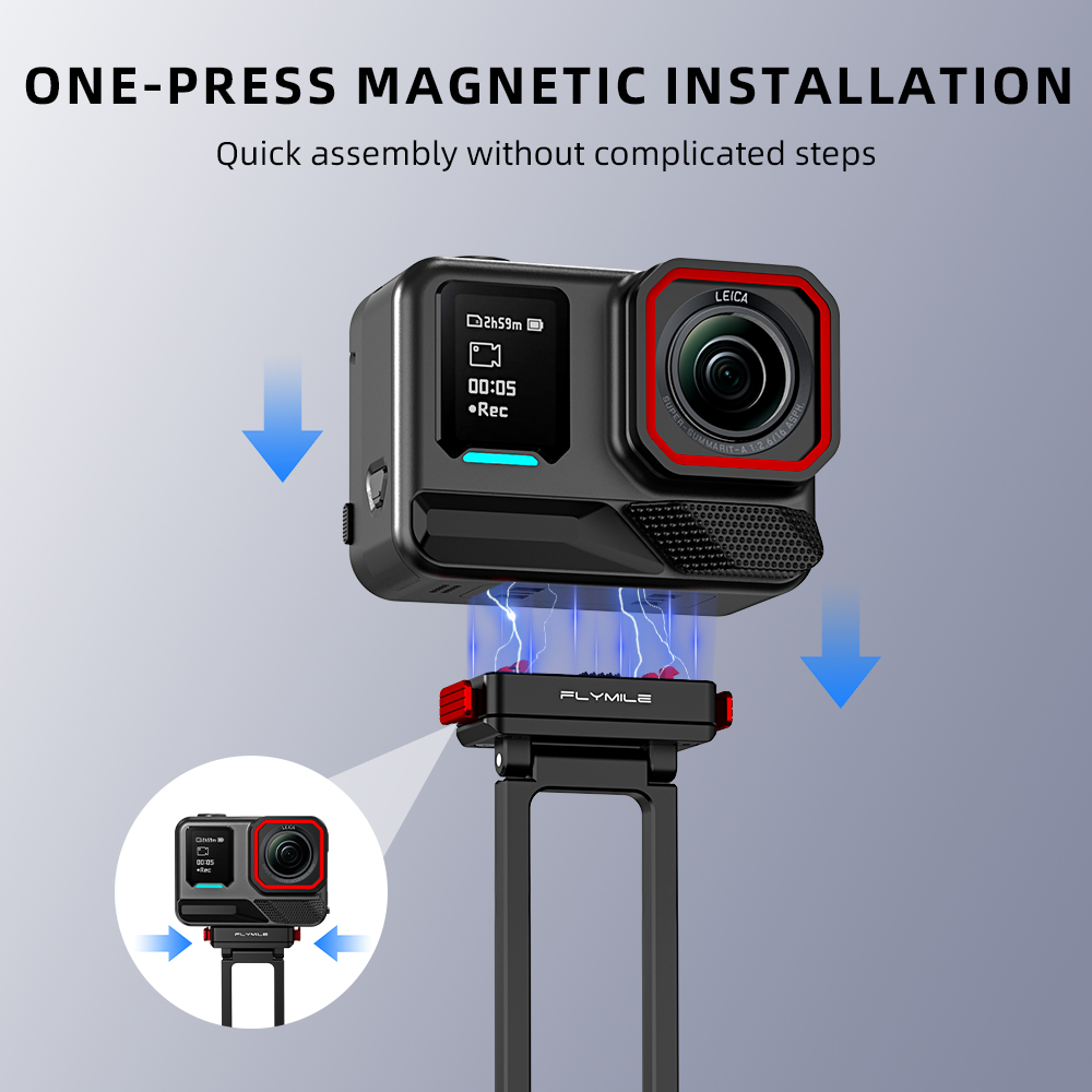 Trípode Magnético Metálico Fly - Photography Grip Insta360 X5 reseña y precio