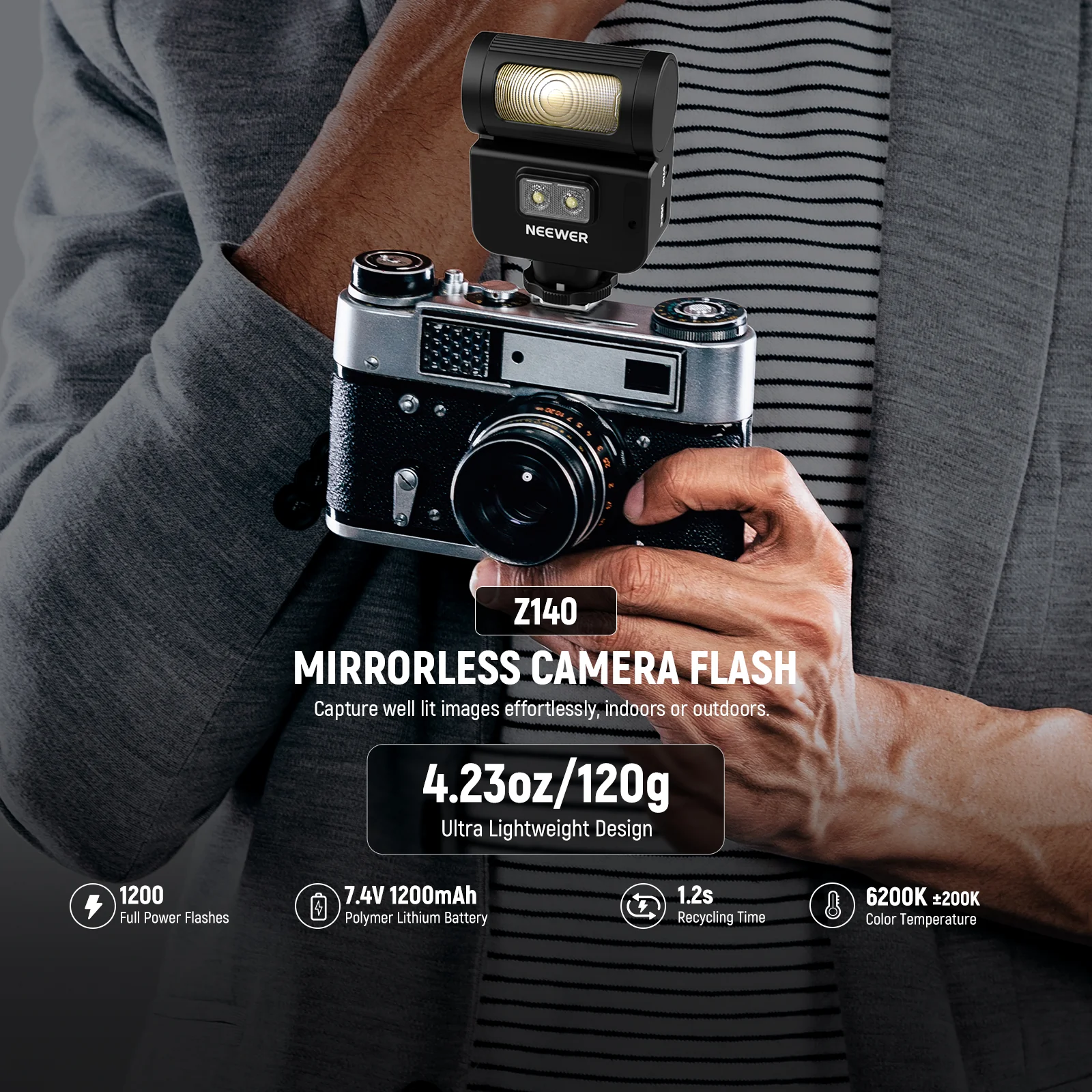 NEEWER Z140 16Ws Flash Externo - Speedlite Flash External reseña y precio