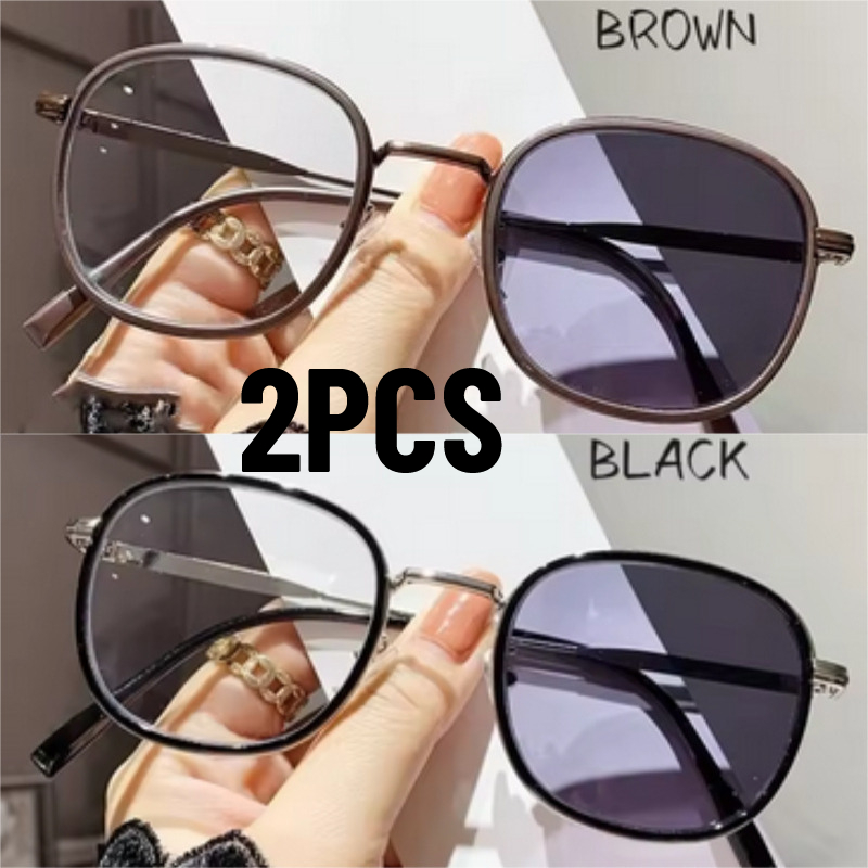 2 Pares de Gafas Retro Cuadrad - Photography Of A Man reseña y precio