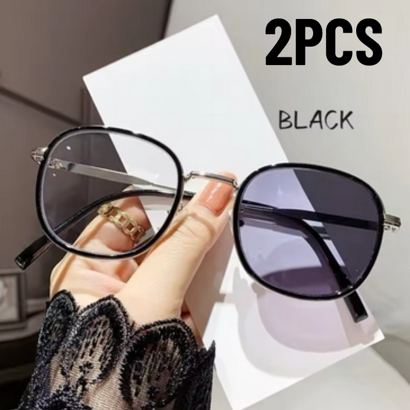 2 Pares de Gafas Retro Cuadrad - Photography Of A Man reseña y precio