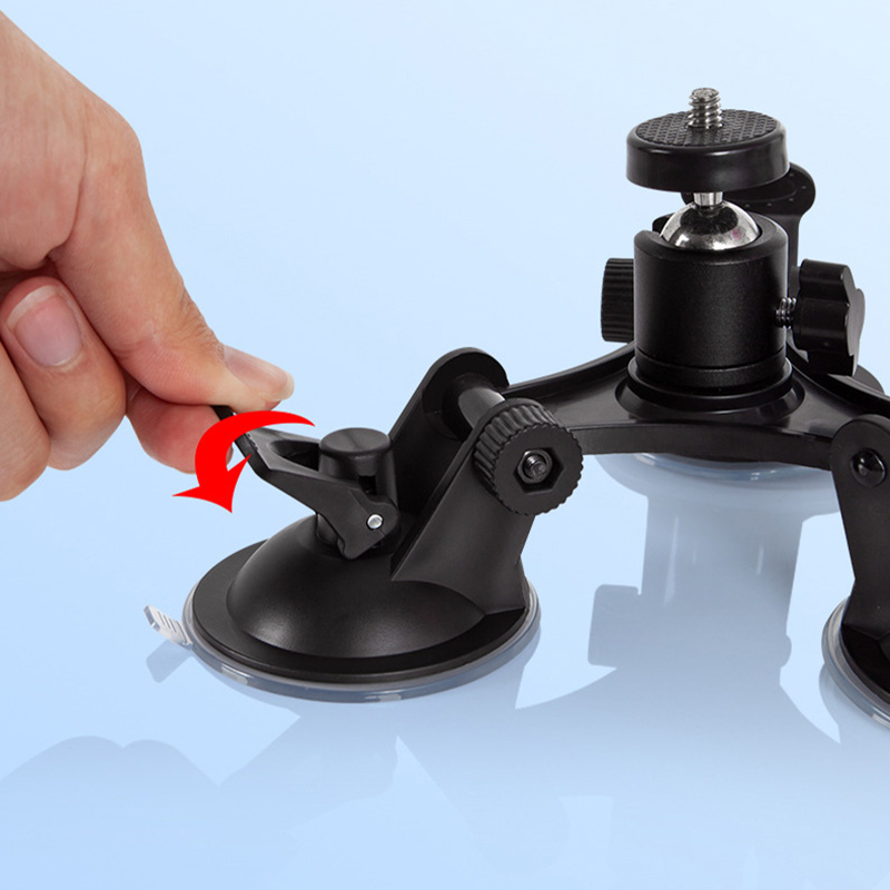 Soporte de ventosa fuerte con  - Fluid Head Tripod reseña y precio
