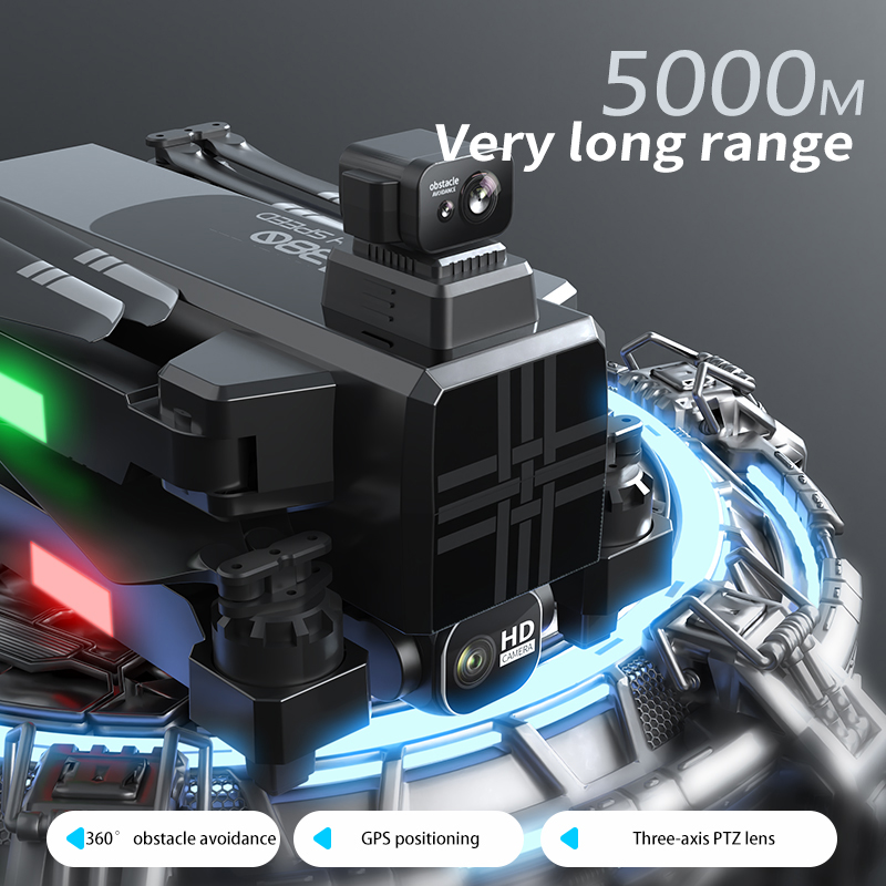 Dron A380 4K HD de tres ejes,  - Photography Drone reseña y precio