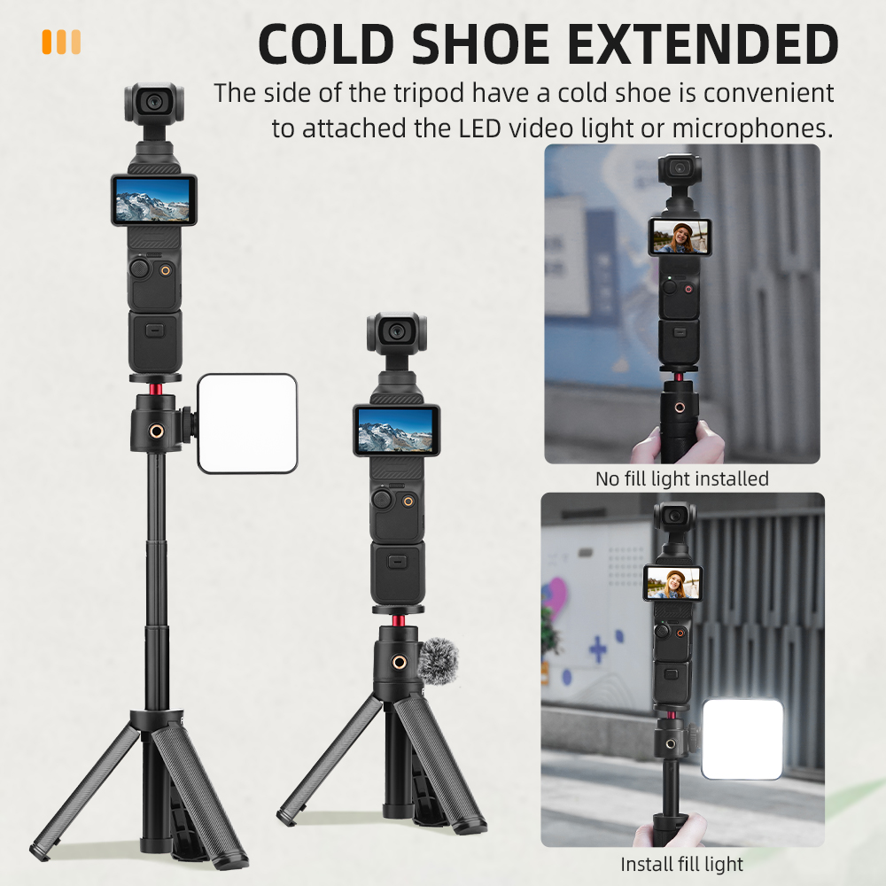 Trípode de poste de extensión  - Photography Grip Insta360 X5 reseña y precio