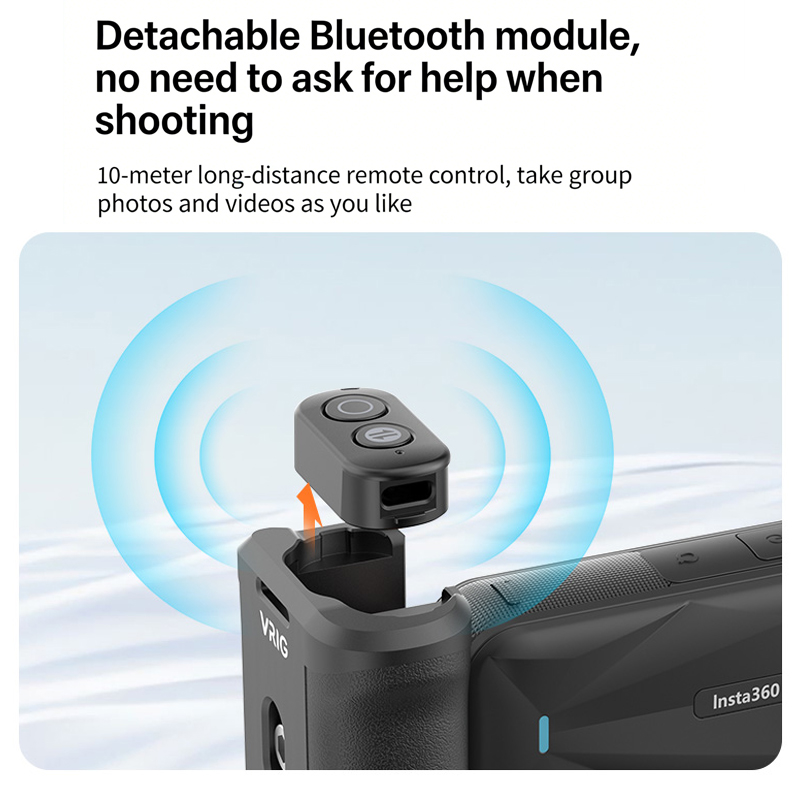 Soporte de aluminio para fotog - Photography Grip Insta360 X5 reseña y precio