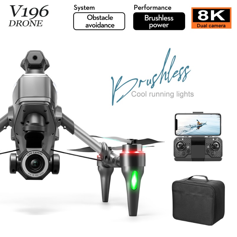 2025 V196 Dron automático para - Photography Drone reseña y precio