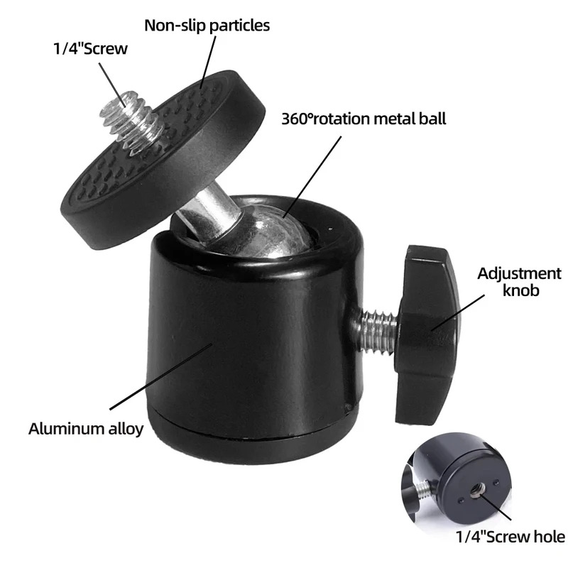 Adaptador de Cabezal de Cámara - Fluid Head Tripod reseña y precio
